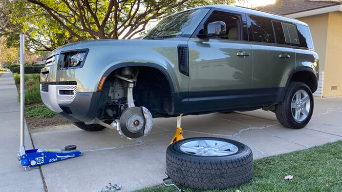 range rover sport suspension compressor replacement