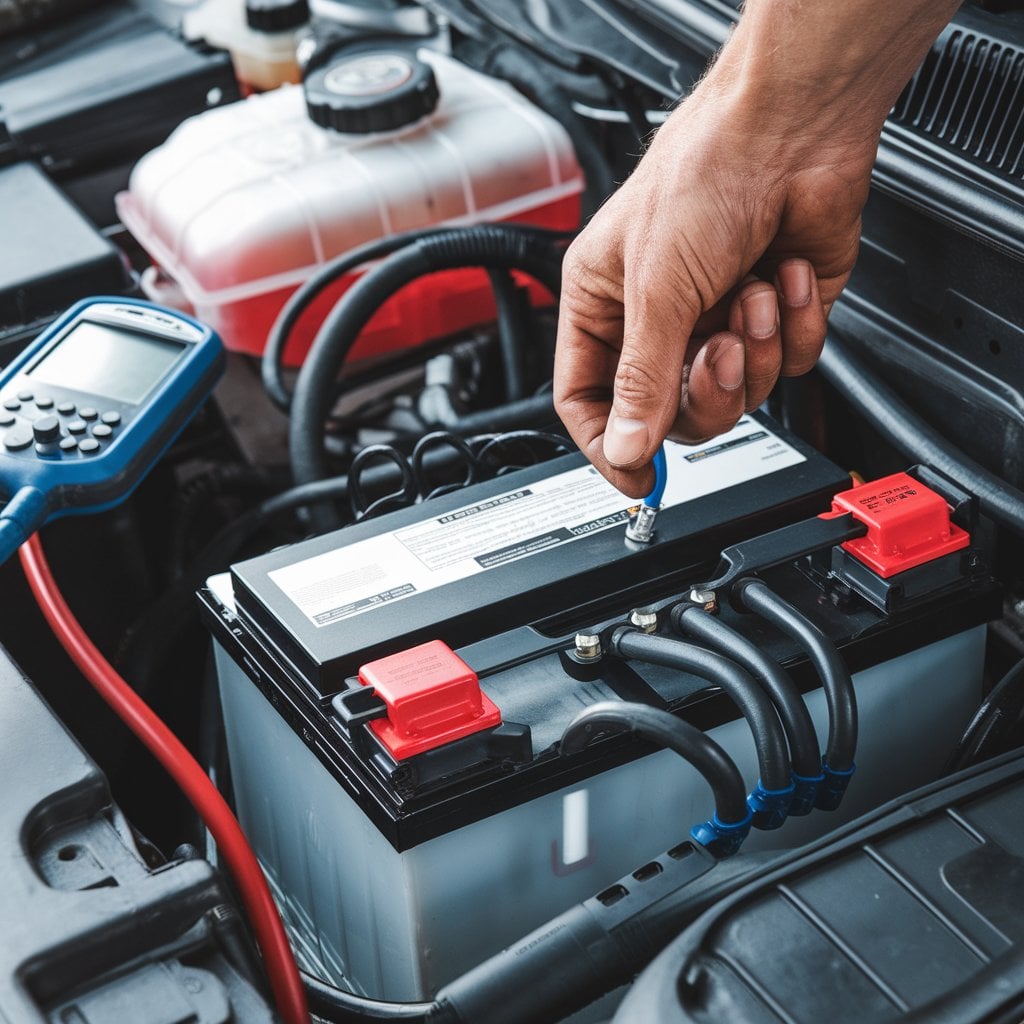 Range Rover L322 Battery Replacement Service in Dubai